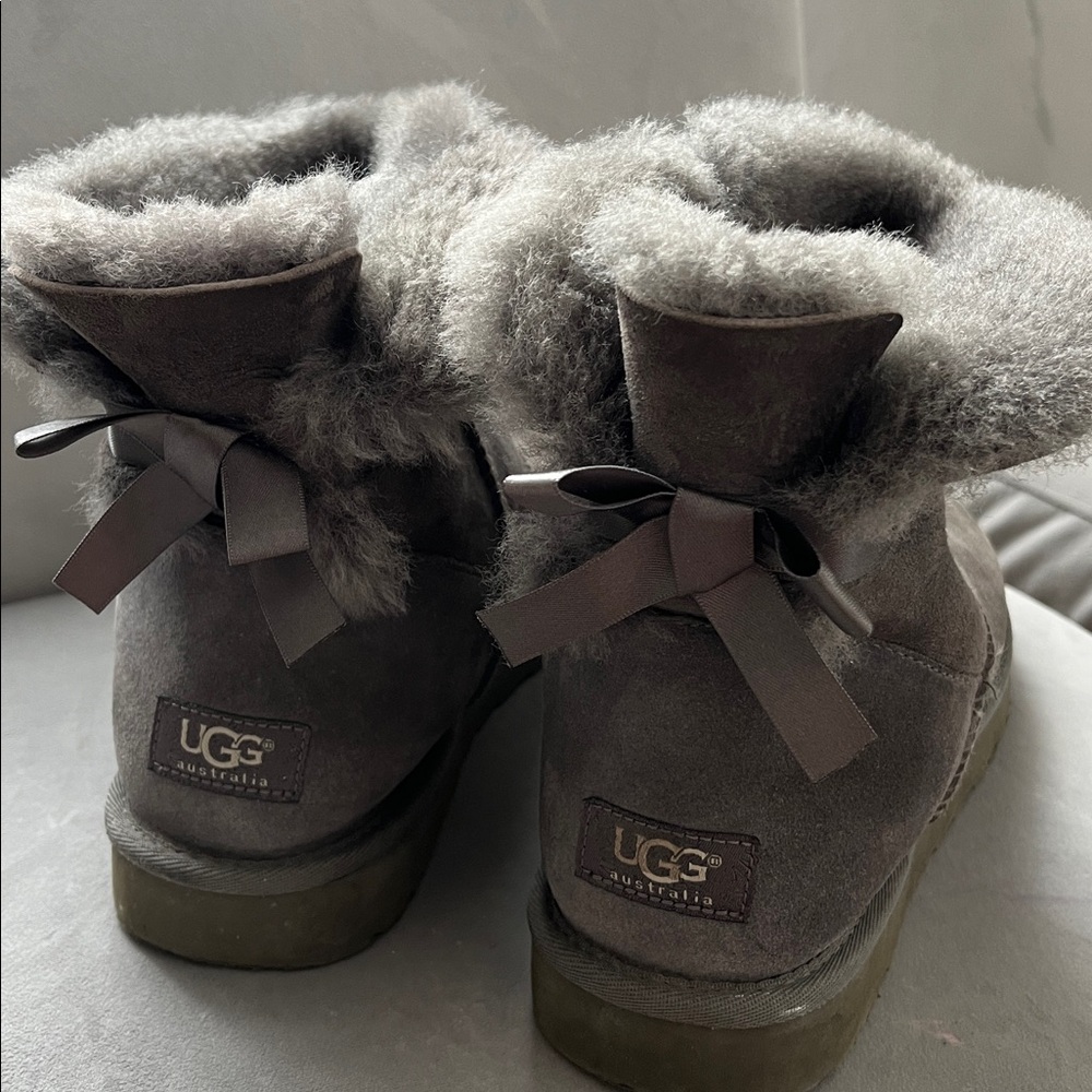 UGG Gray Winter Boots used